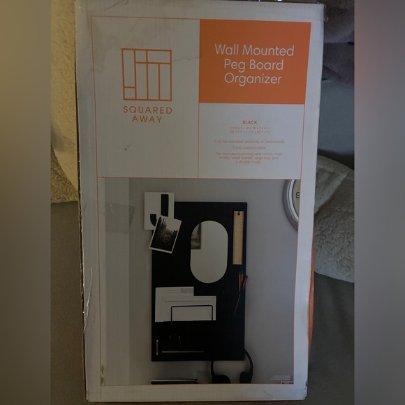 Peg Board Organizer - Picture 2 of 2